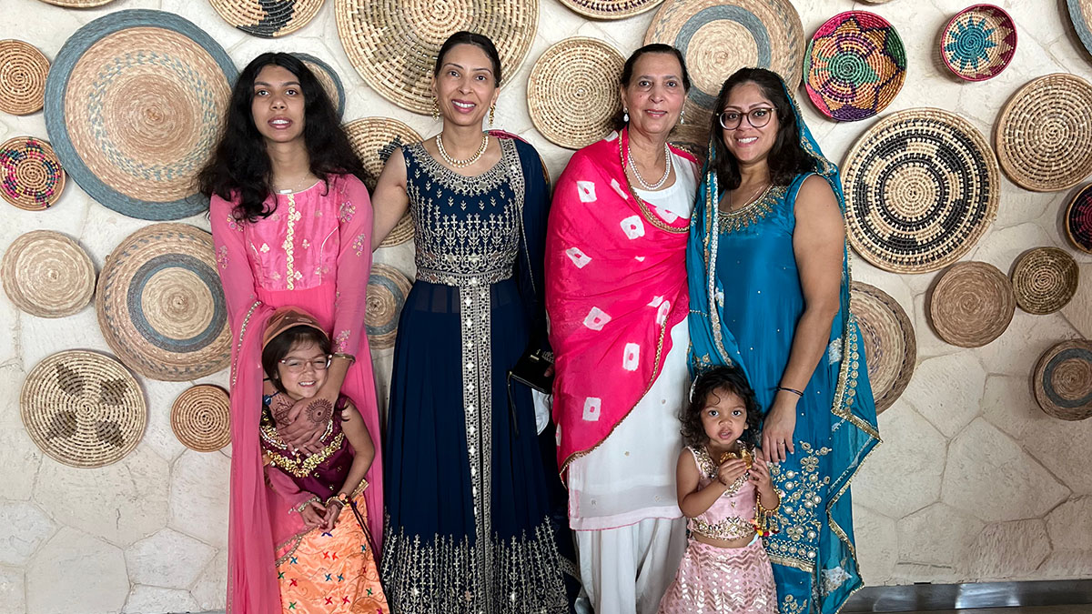 Mandeep and her family